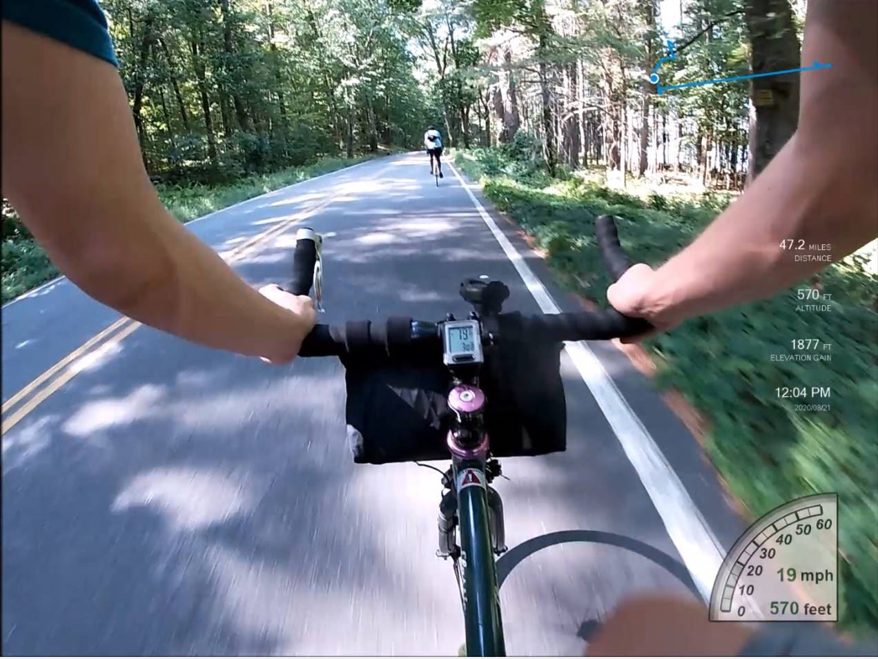 Me riding my bike